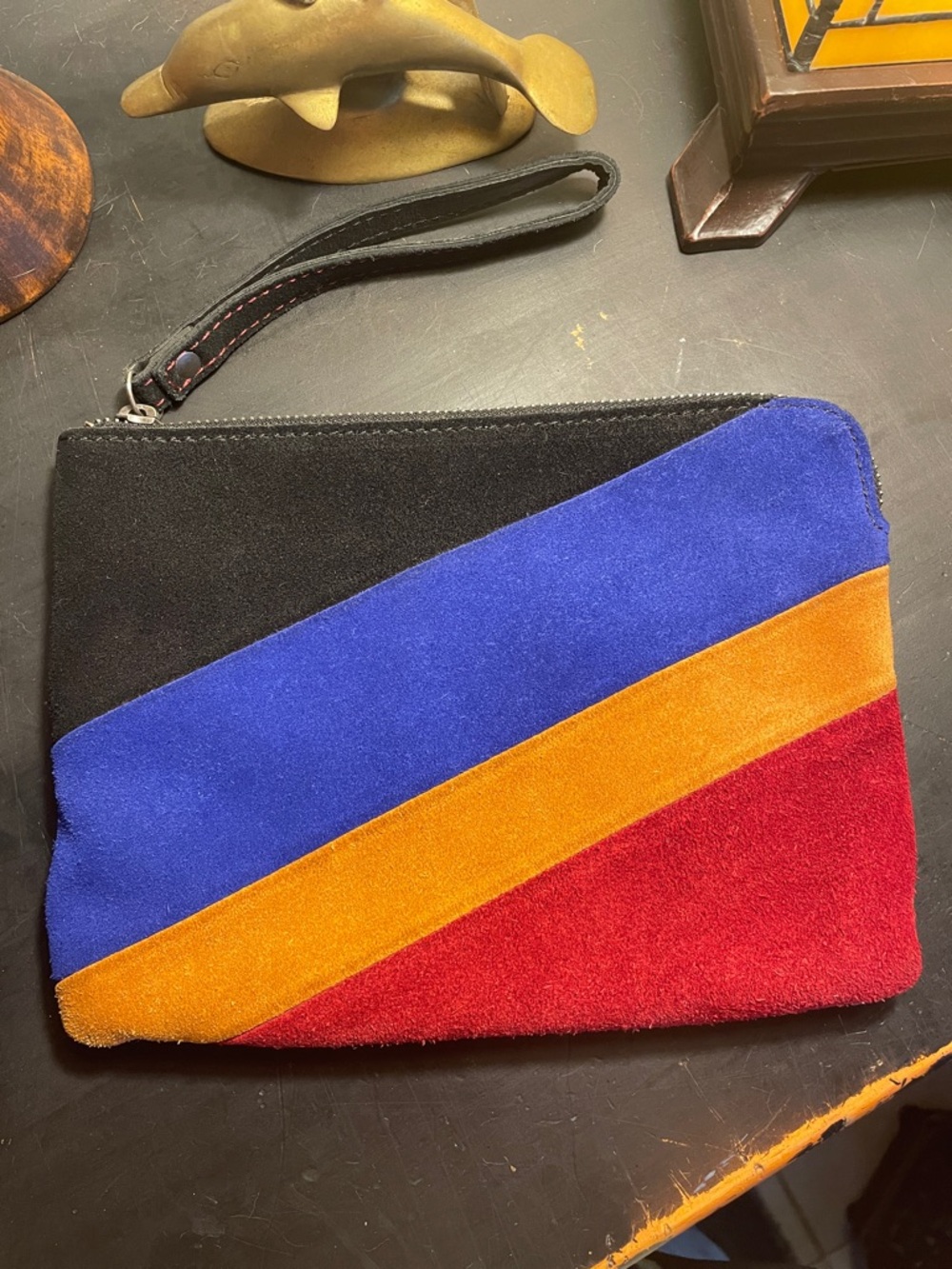 Patricia Nash Suede Wristlet - Picture 4 of 15